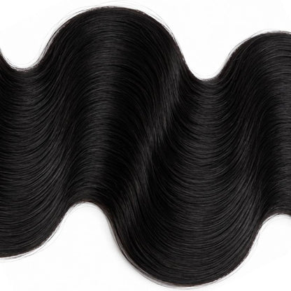 Jet Black Body Wave Human Hair Bundles