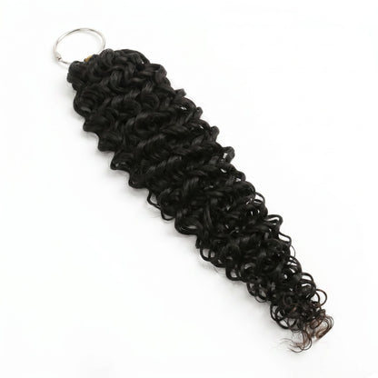 20" Ocean Wave Feather Crochet