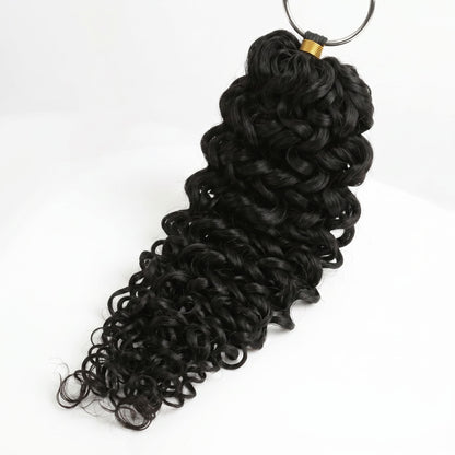 20" Ocean Wave Feather Crochet