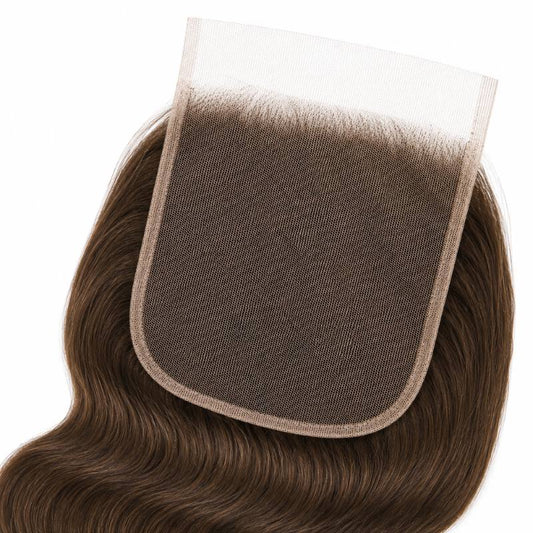 Medium Brown Body Wave 5x5 HD Lace Closure