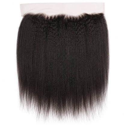 Kinky Straight 13x4 Transparent Lace Frontal