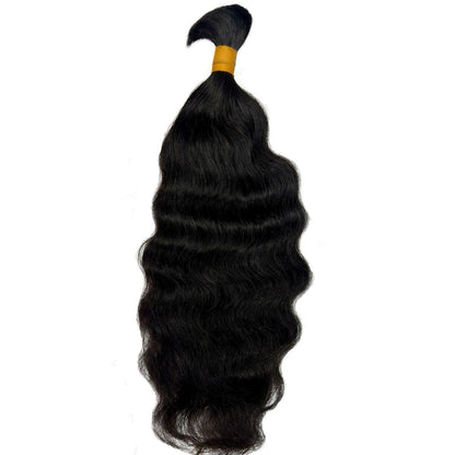 Raw Indian Curly Bulk Human Hair Extensions