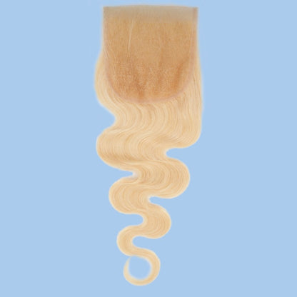Blonde Body Wave 4x4 Transparent Lace Closure
