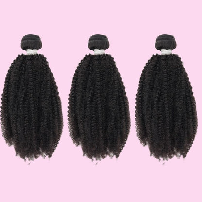 Afro Kinky Human Hair Bundle Deal
